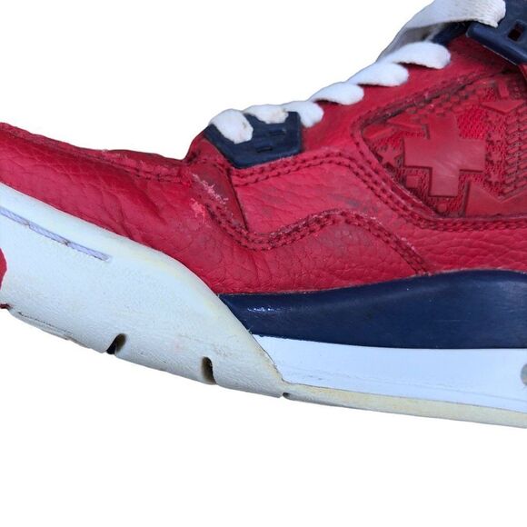 RARE 2019 Air Jordan 4 Retro GS 'FIBA' Size 7.5 - Picture 11 of 16